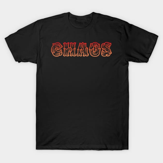 CHAOS T-Shirt by bug bones